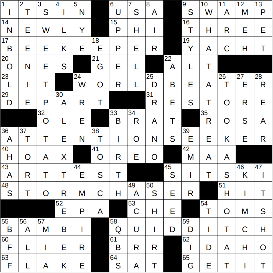 small songbird crossword clue