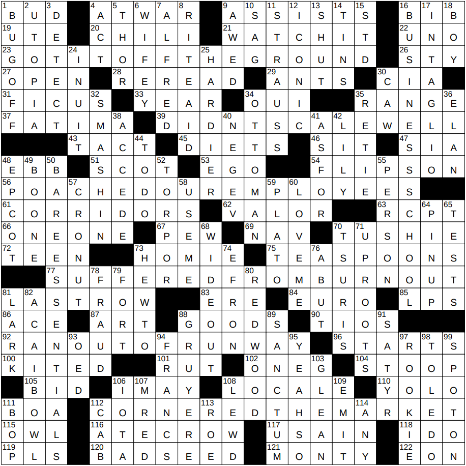 0121 24 NY Times Crossword 21 Jan 24 Sunday NYXCrossword