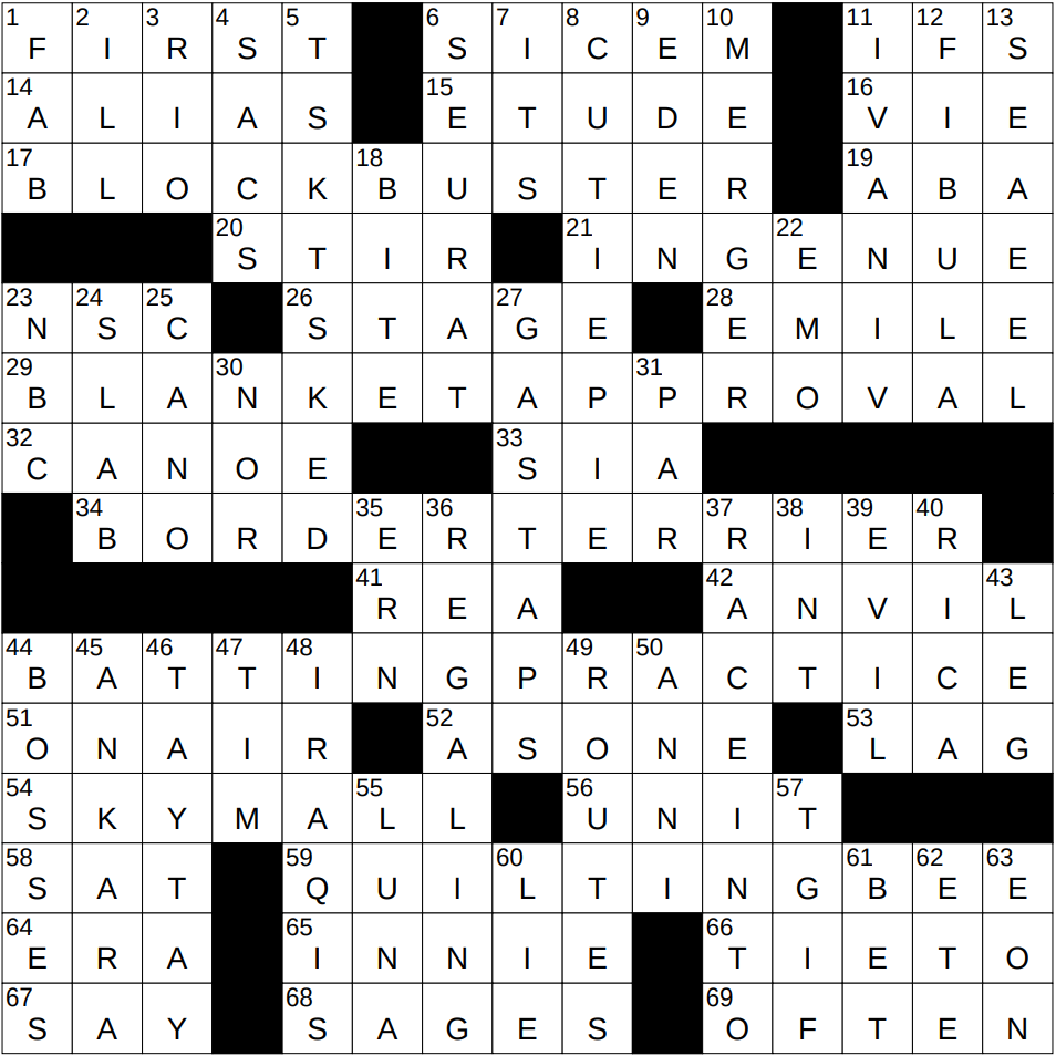 young eel crossword clue