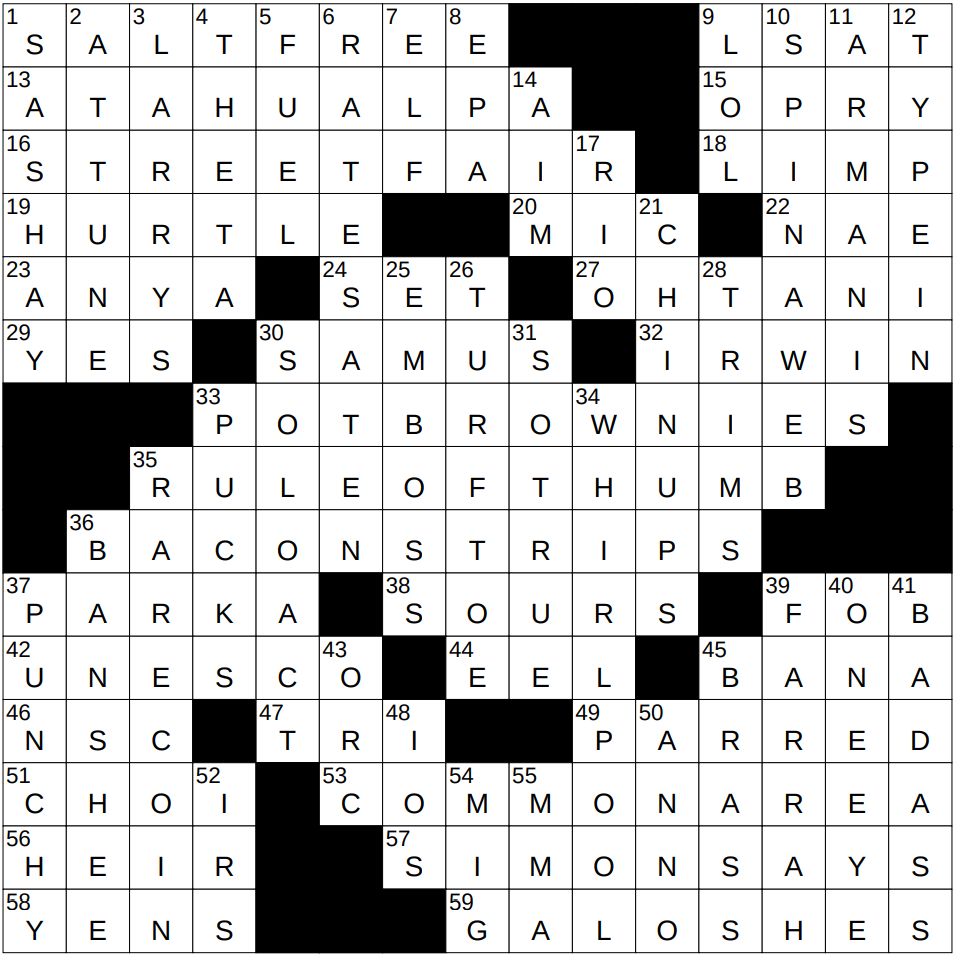 0301 25 NY Times Crossword 1 Mar 25 Saturday NYXCrossword 0301 25 NY Times Crossword 1 Mar 25 Saturday NYXCrossword