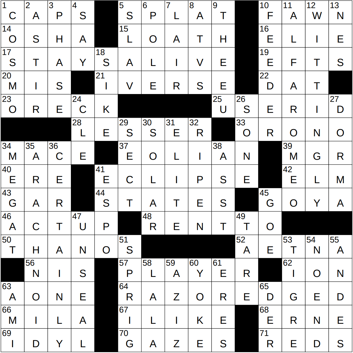 0421 22 NY Times Crossword 21 Apr 22 Thursday NYXCrossword 0421 22 NY Times Crossword 21 Apr 22 Thursday NYXCrossword