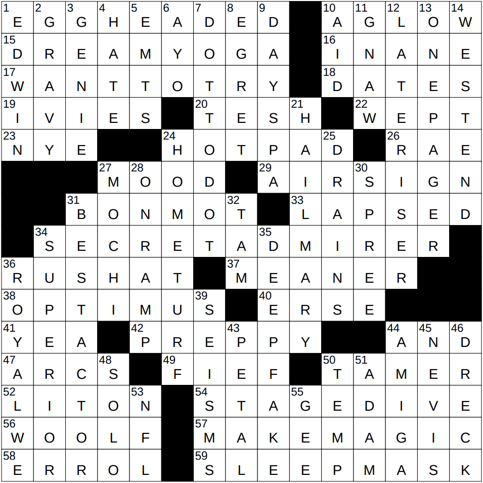 0426 25 NY Times Crossword 26 Apr 25 Saturday NYXCrossword