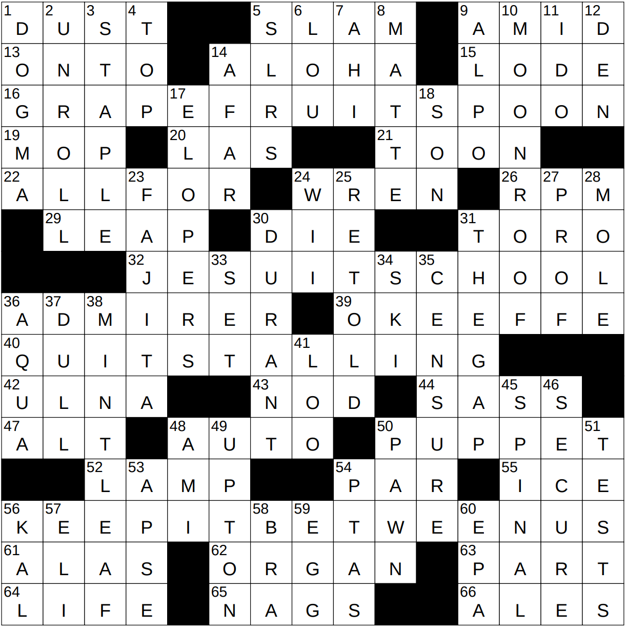 doctrine crossword clue