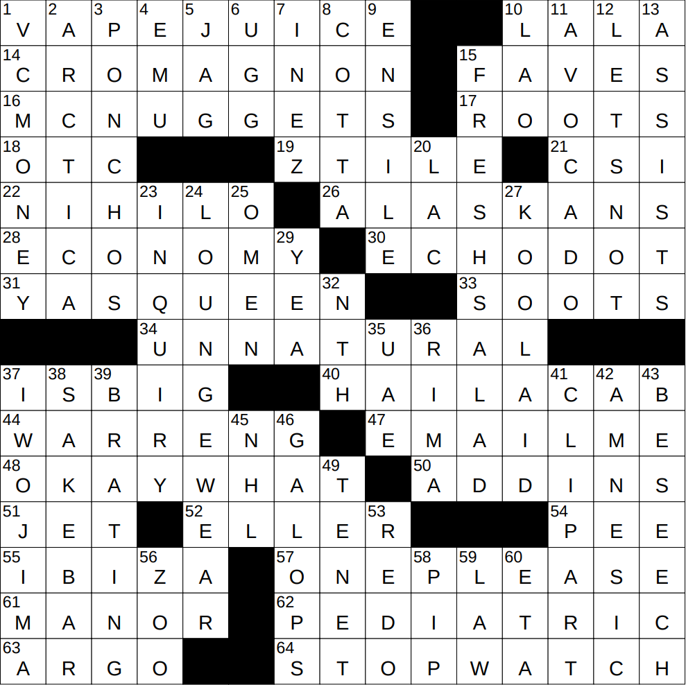 0831 24 NY Times Crossword 31 Aug 24 Saturday NYXCrossword