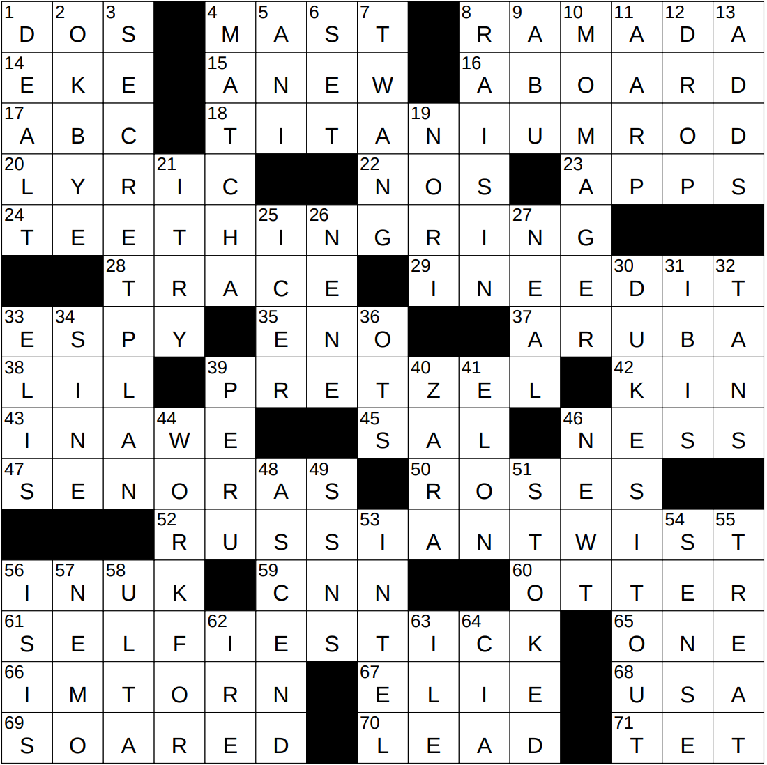 0902 25 NY Times Crossword 2 Sep 25 Tuesday NYXCrossword