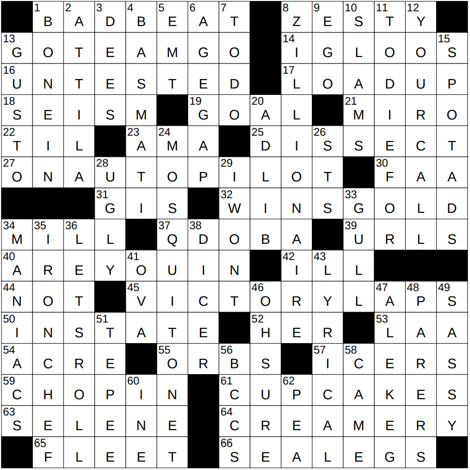 0927 24 NY Times Crossword 27 Sep 24 Friday NYXCrossword