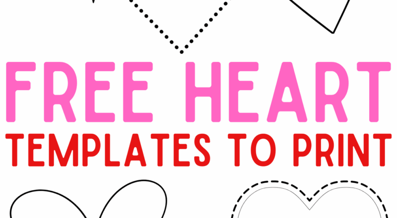 10 Free Printable Heart Templates Crafty Morning