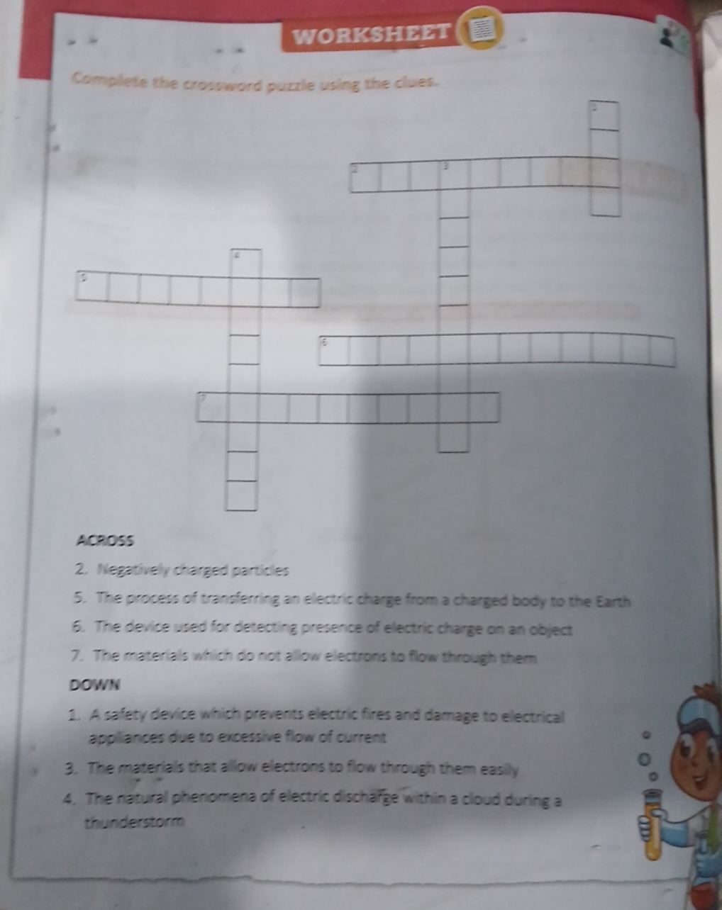 110 RKSHI2T Complete The Crossword Purzle Using The Clues ACPOSS Niega 