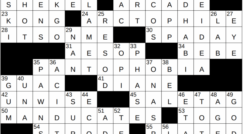 1116 22 NY Times Crossword 16 Nov 22 Wednesday NYXCrossword