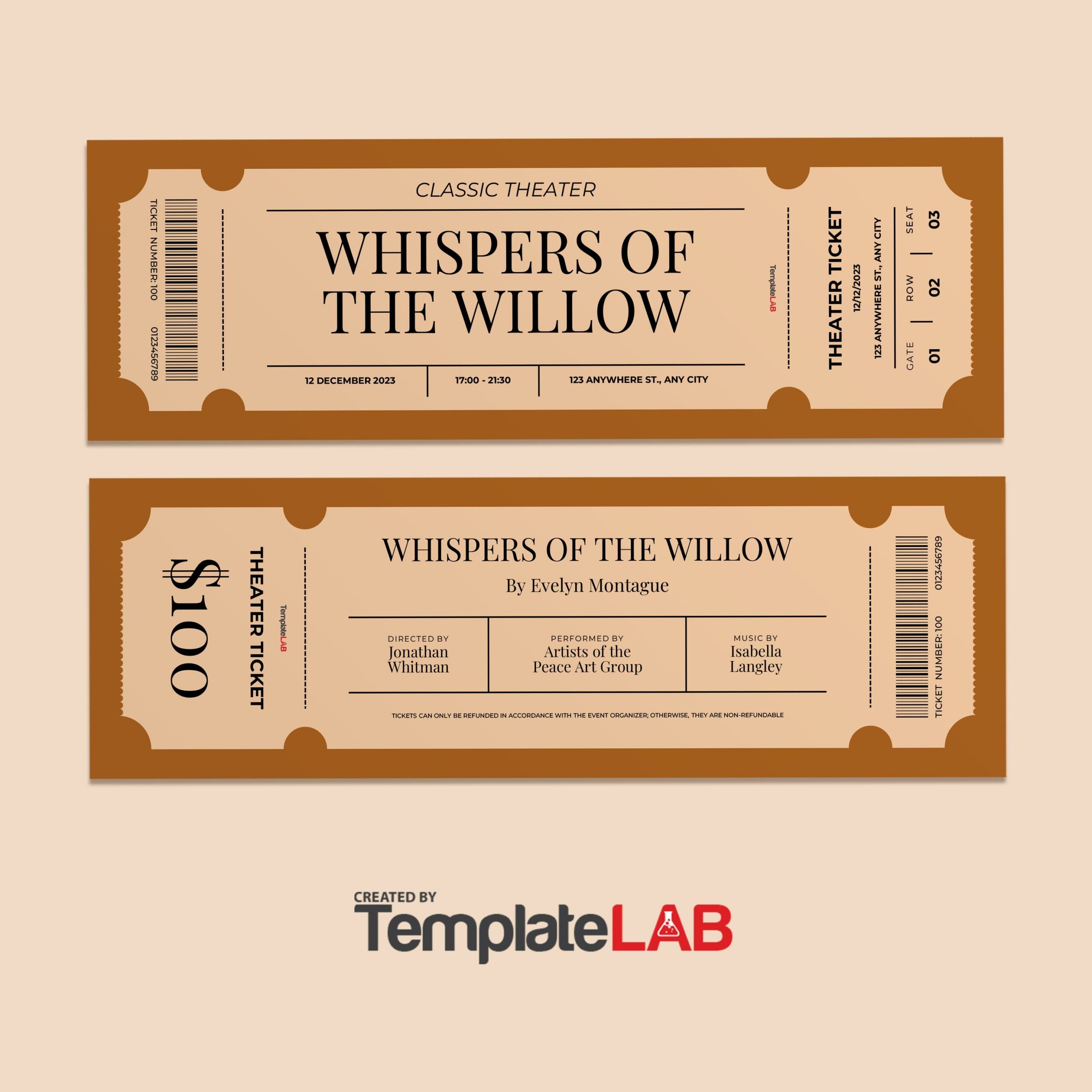 printable editable ticket template printable editable ticket template