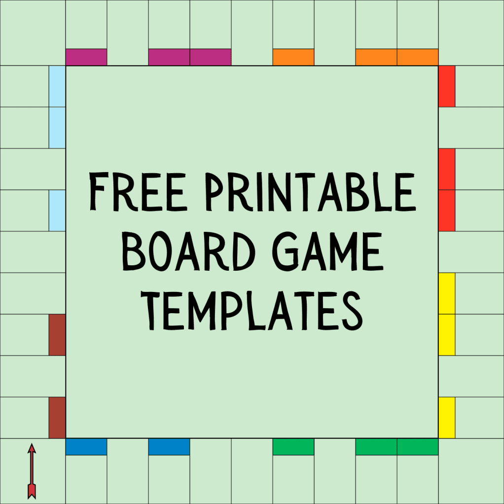 board game template printable