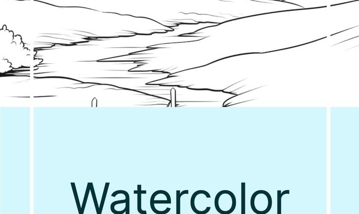 15 Free Watercolor Templates To Paint