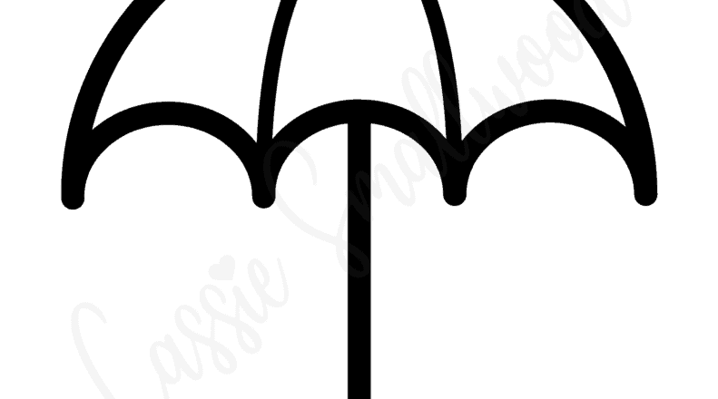 15 Unique Umbrella Templates Free Printables Cassie Smallwood
