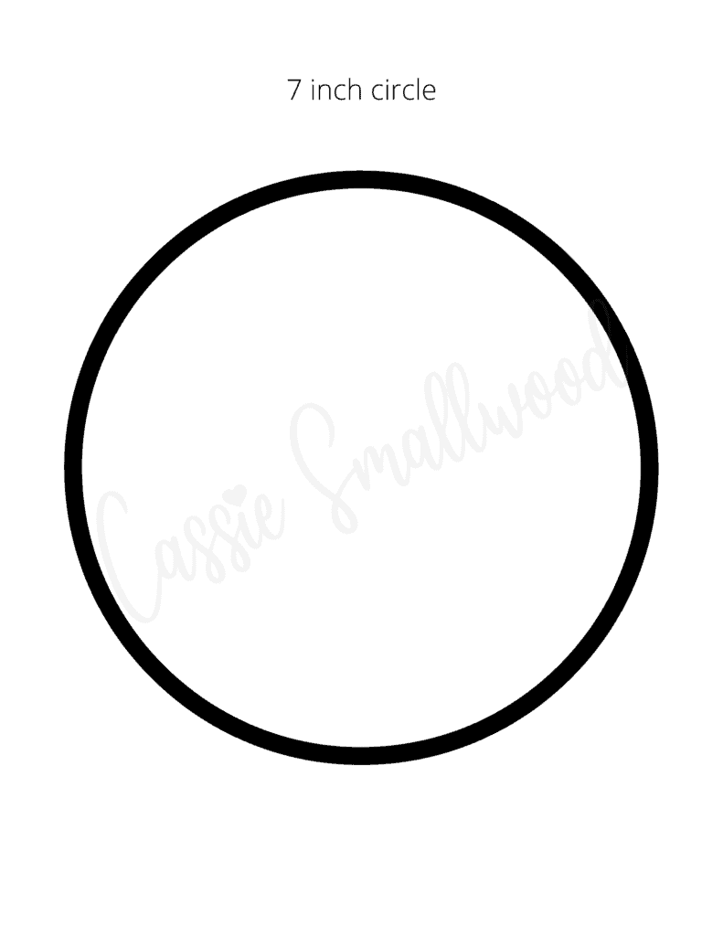 17 Sizes Of Printable Circle Templates Cassie Smallwood