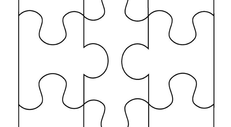 19 Printable Puzzle Piece Templates TemplateLab