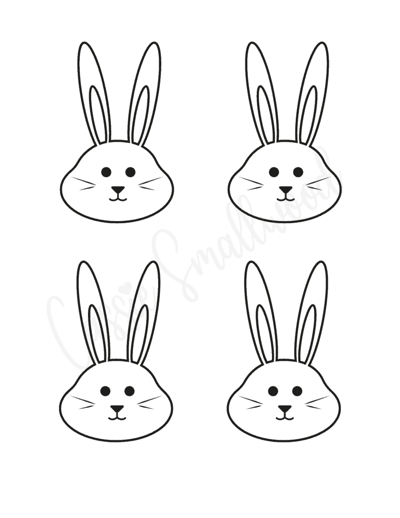 printable rabbit template