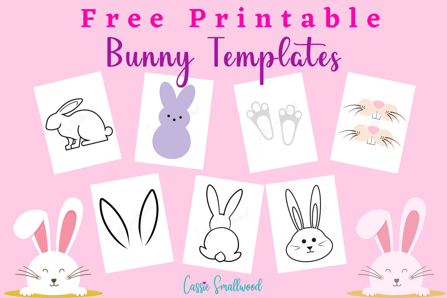 free bunny template free printable pdf