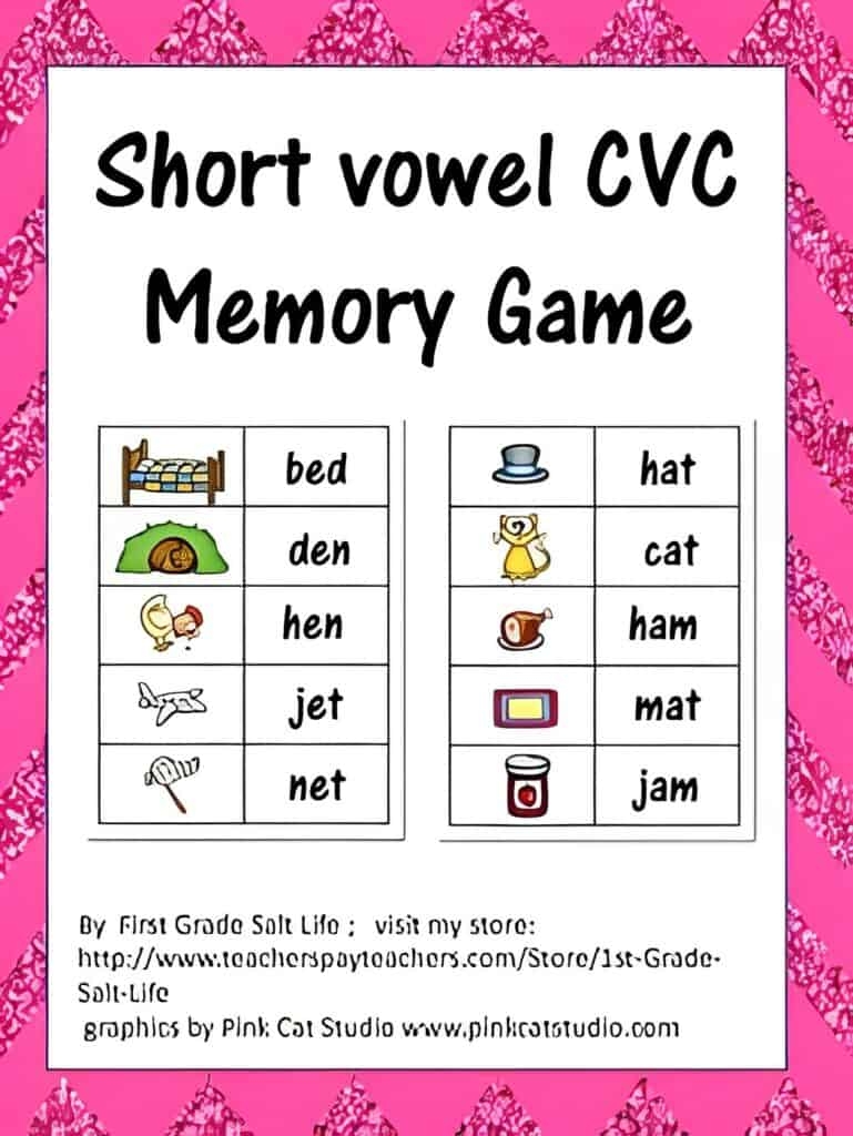 20 Short Vowel Games To Enhance Early Learning Teaching Expertise