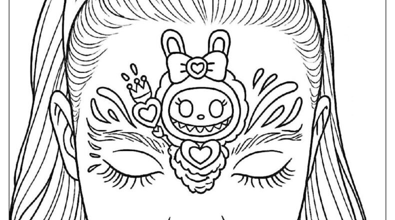 22 Makeup Coloring Pages Free PDF To Print Woo Coloring