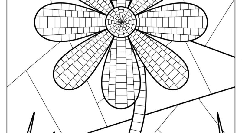22 Mosaic Coloring Pages Free PDF Printables