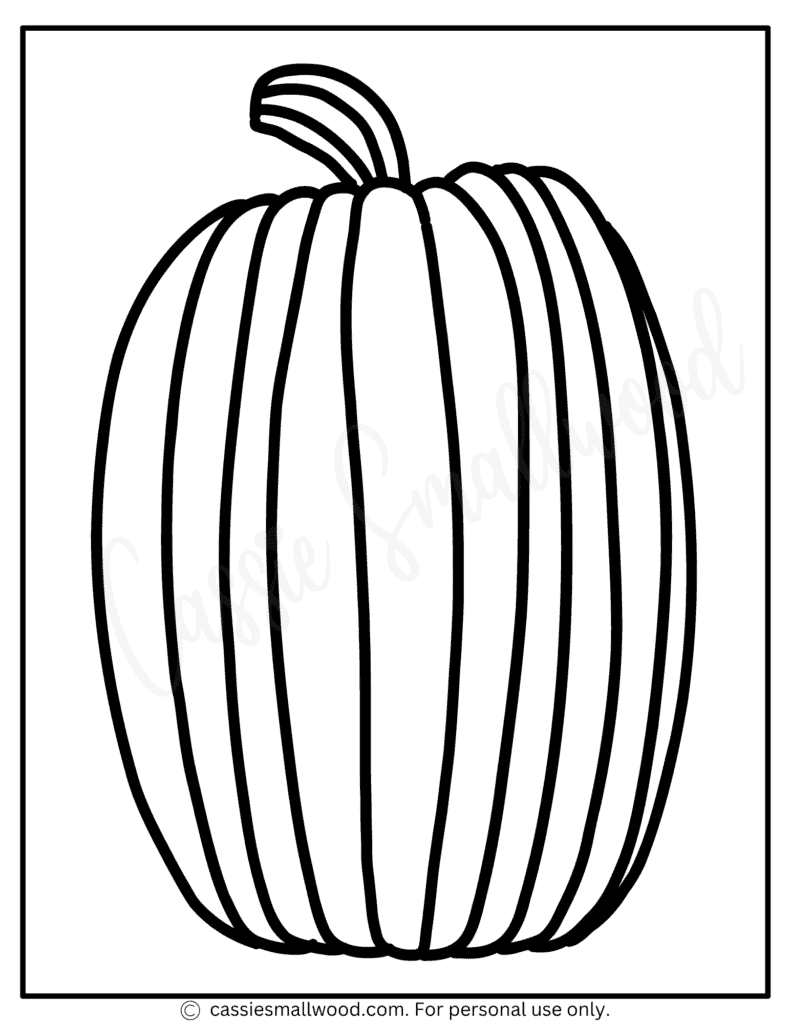 large pumpkin template free printable