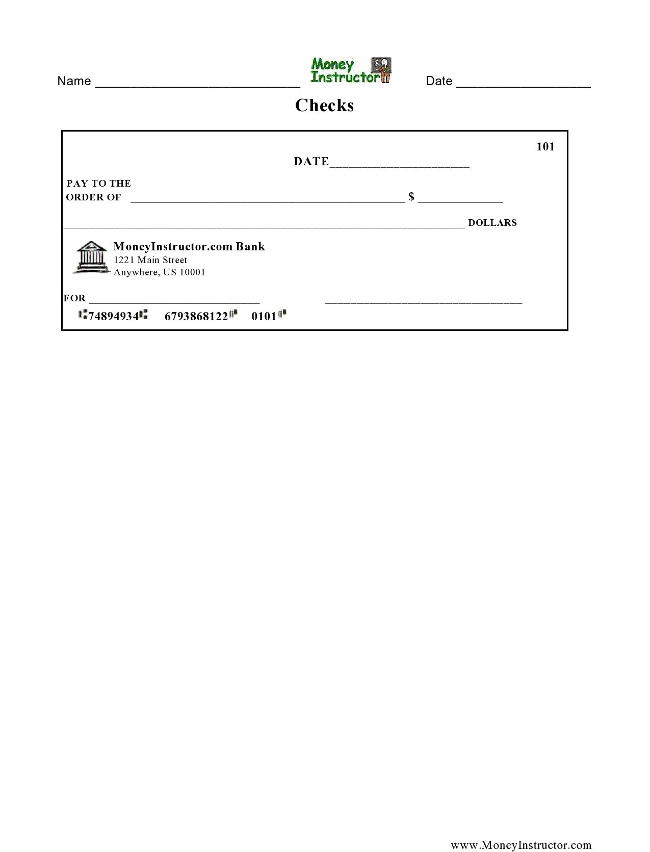 23 Blank Check Templates Real Fake TemplateLab