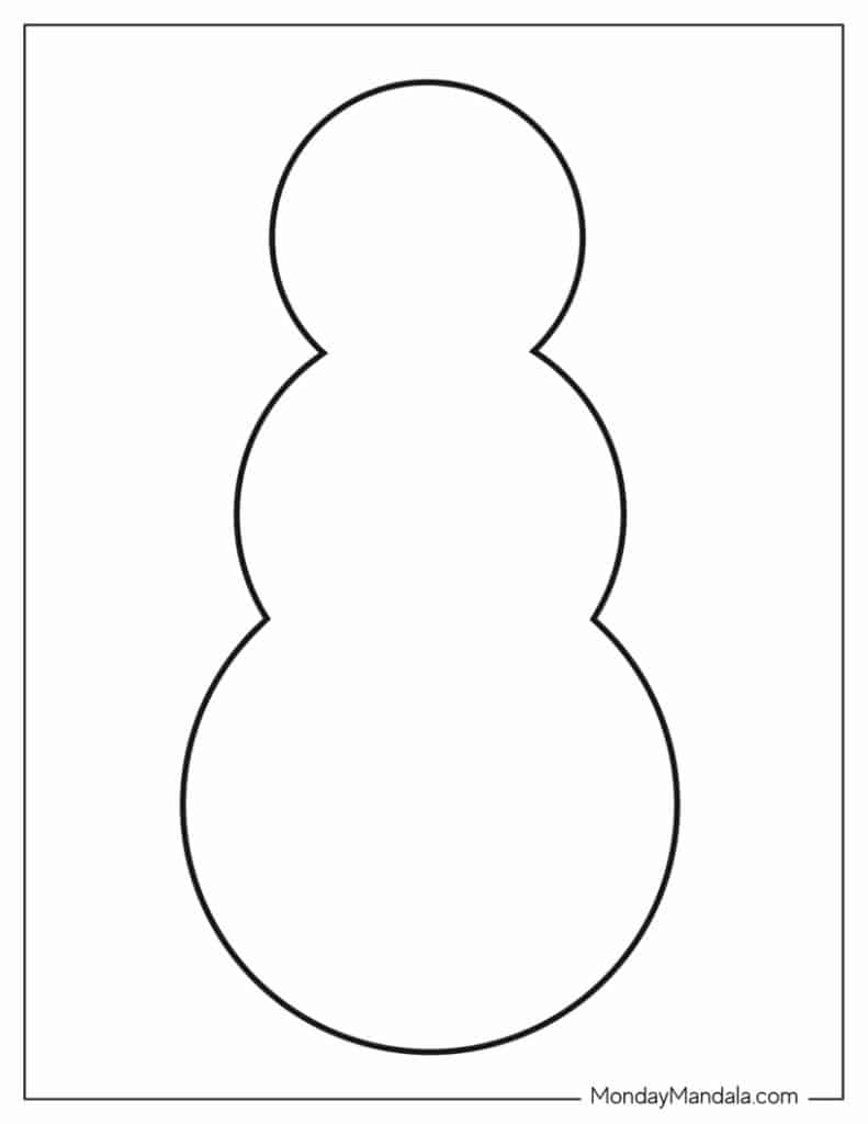 26 Snowman Templates Free PDF Printables 