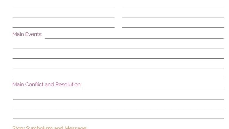 3 Free Printable Book Report Templates