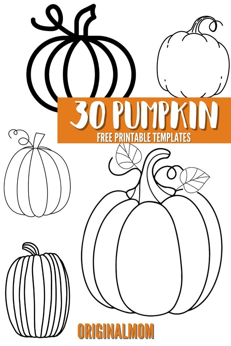 30 Blank Pumpkin Templates For Fall Crafts Activities OriginalMOM 30 Blank Pumpkin Templates For Fall Crafts Activities OriginalMOM