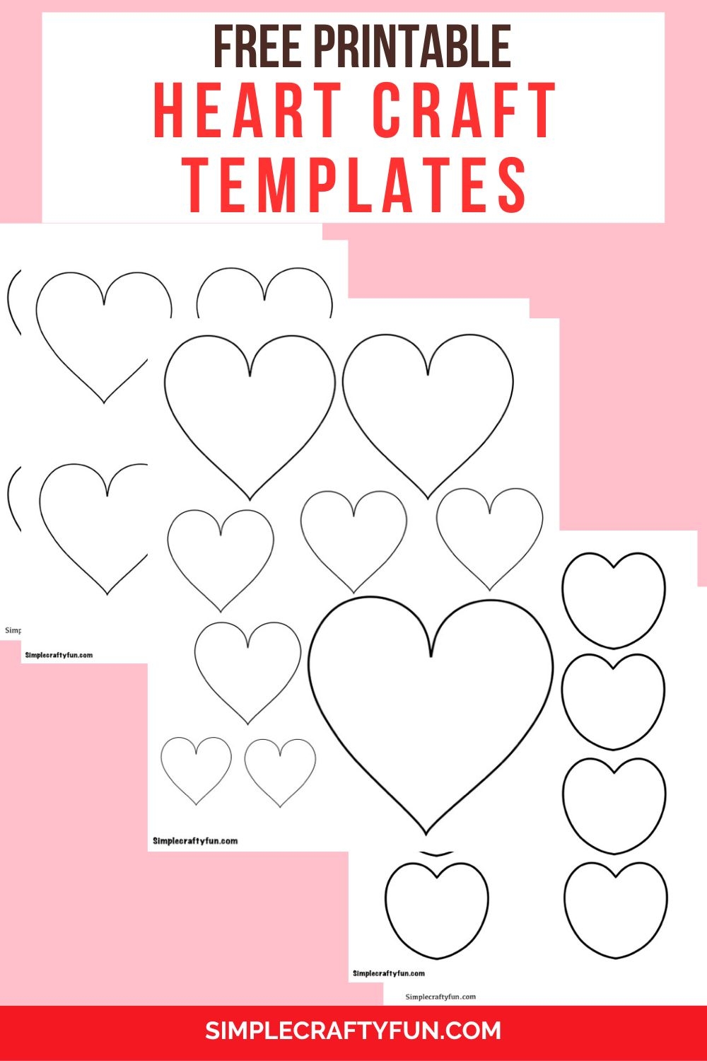 printable heart templates free printable heart templates free