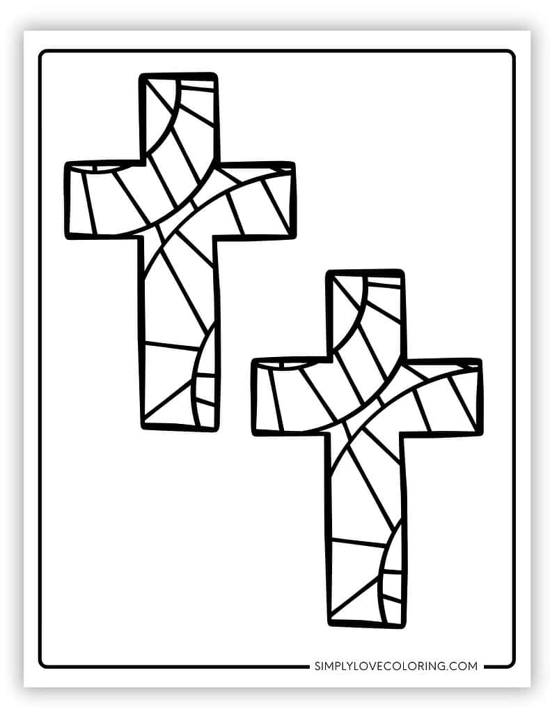 32 Easter Cross Template Printables Free PDF Downloads Simply Love Coloring
