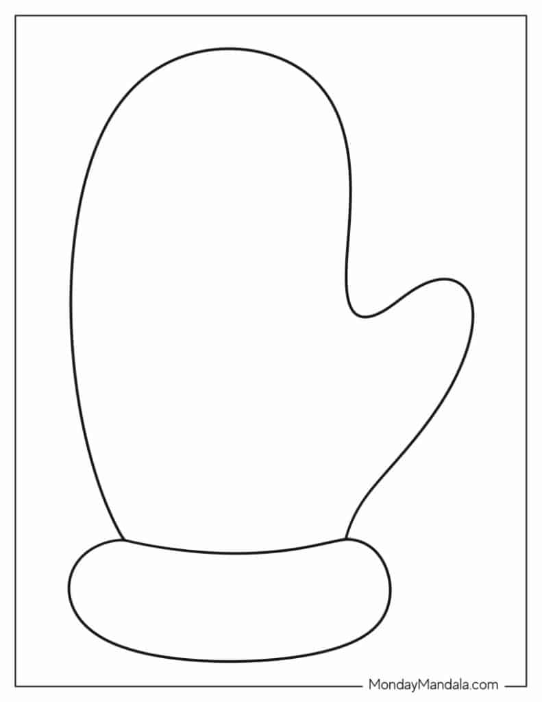 32 Mitten Templates Free PDF Printables 