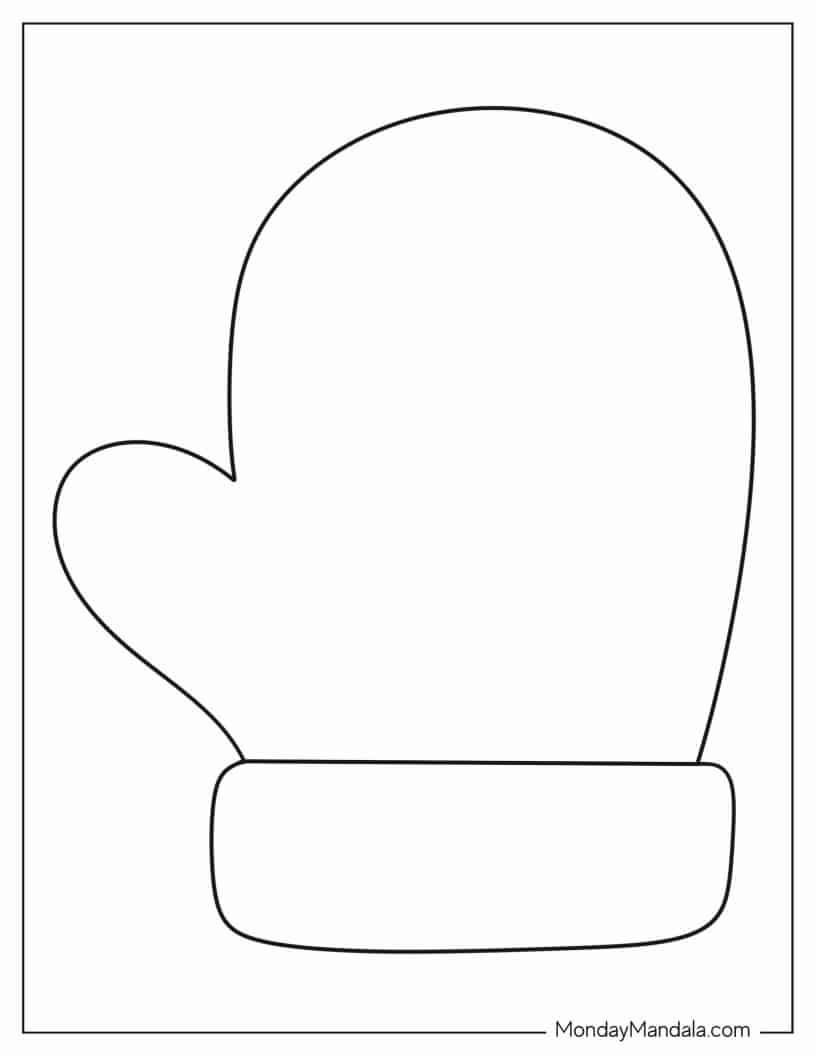 free mitten template printable free mitten template printable