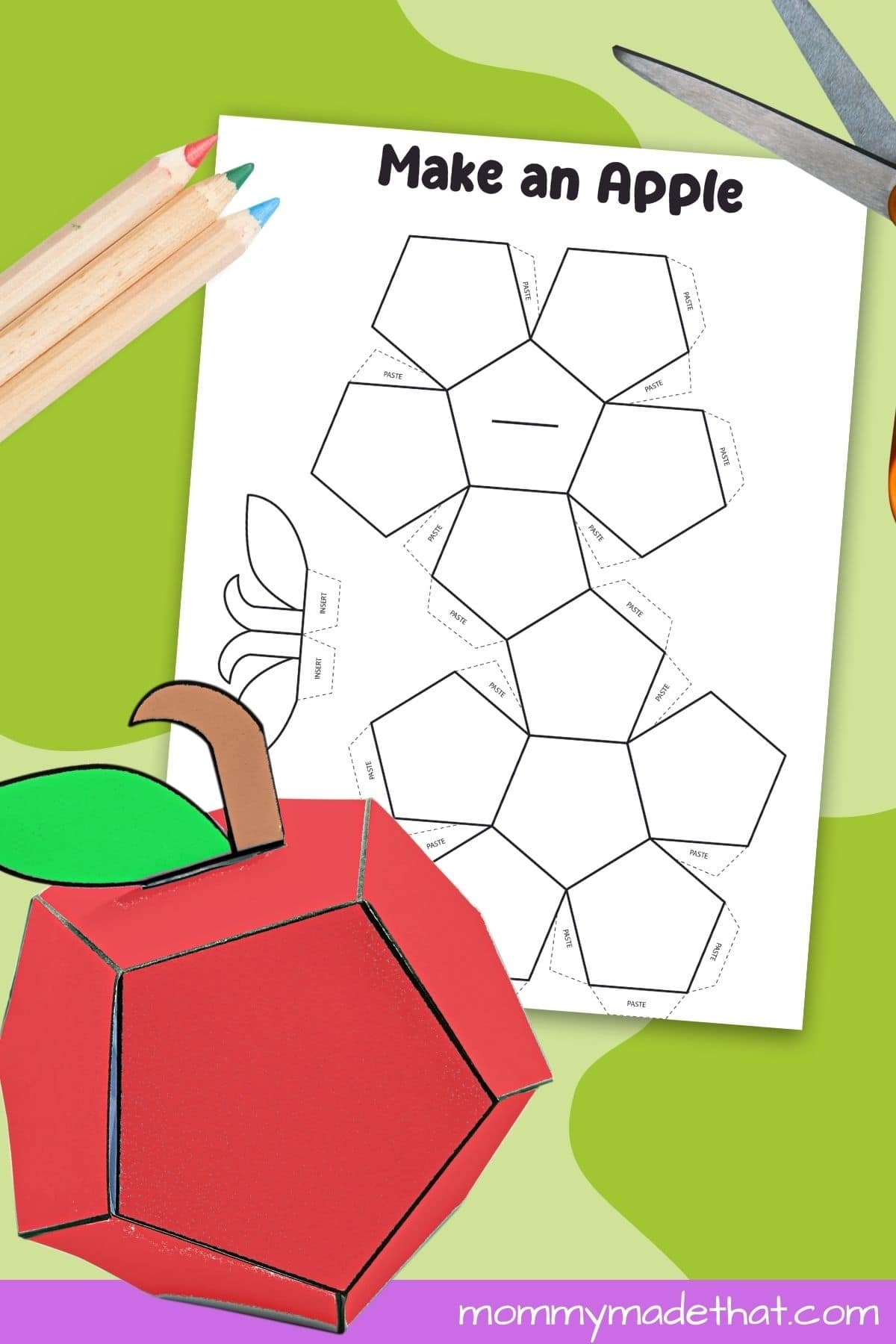 apple template printable apple template printable