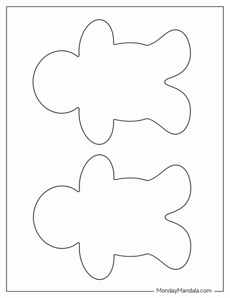 48 Gingerbread Man Templates Free PDF Printables  48 Gingerbread Man Templates Free PDF Printables