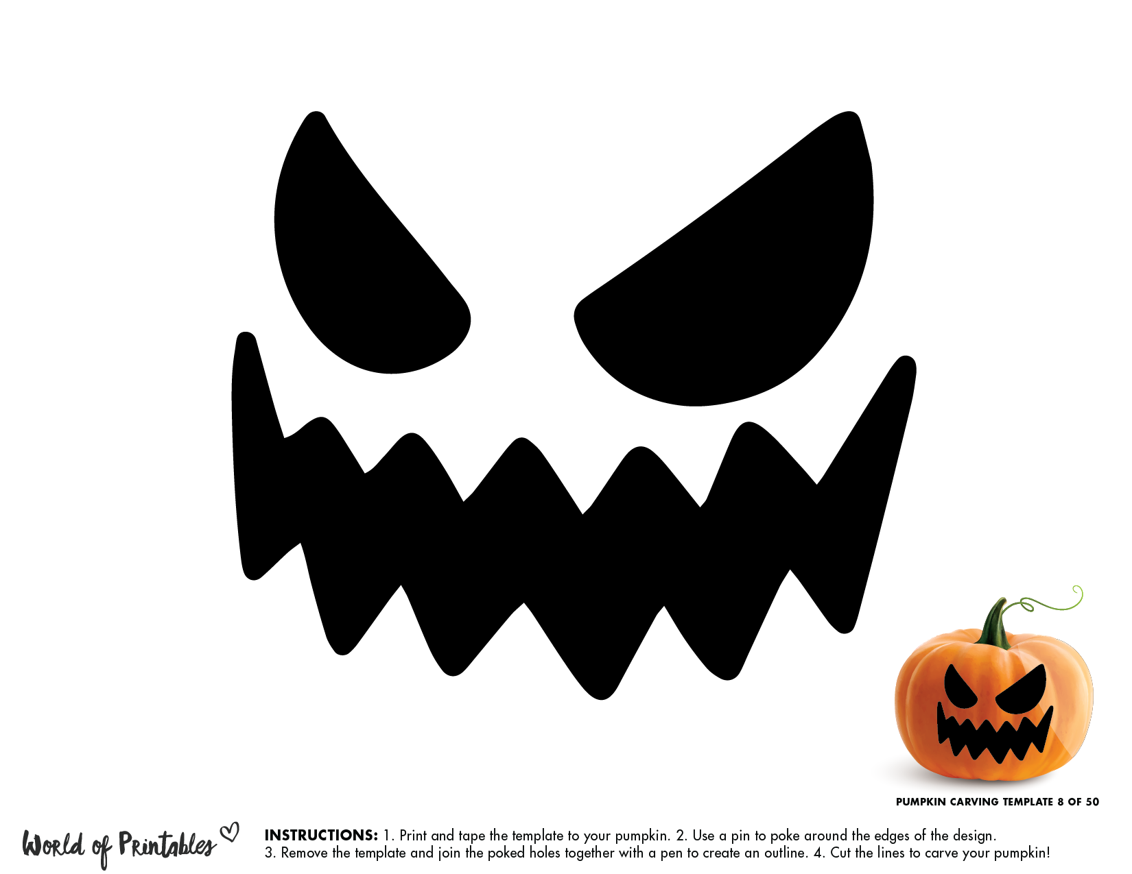 jack o lantern templates printable