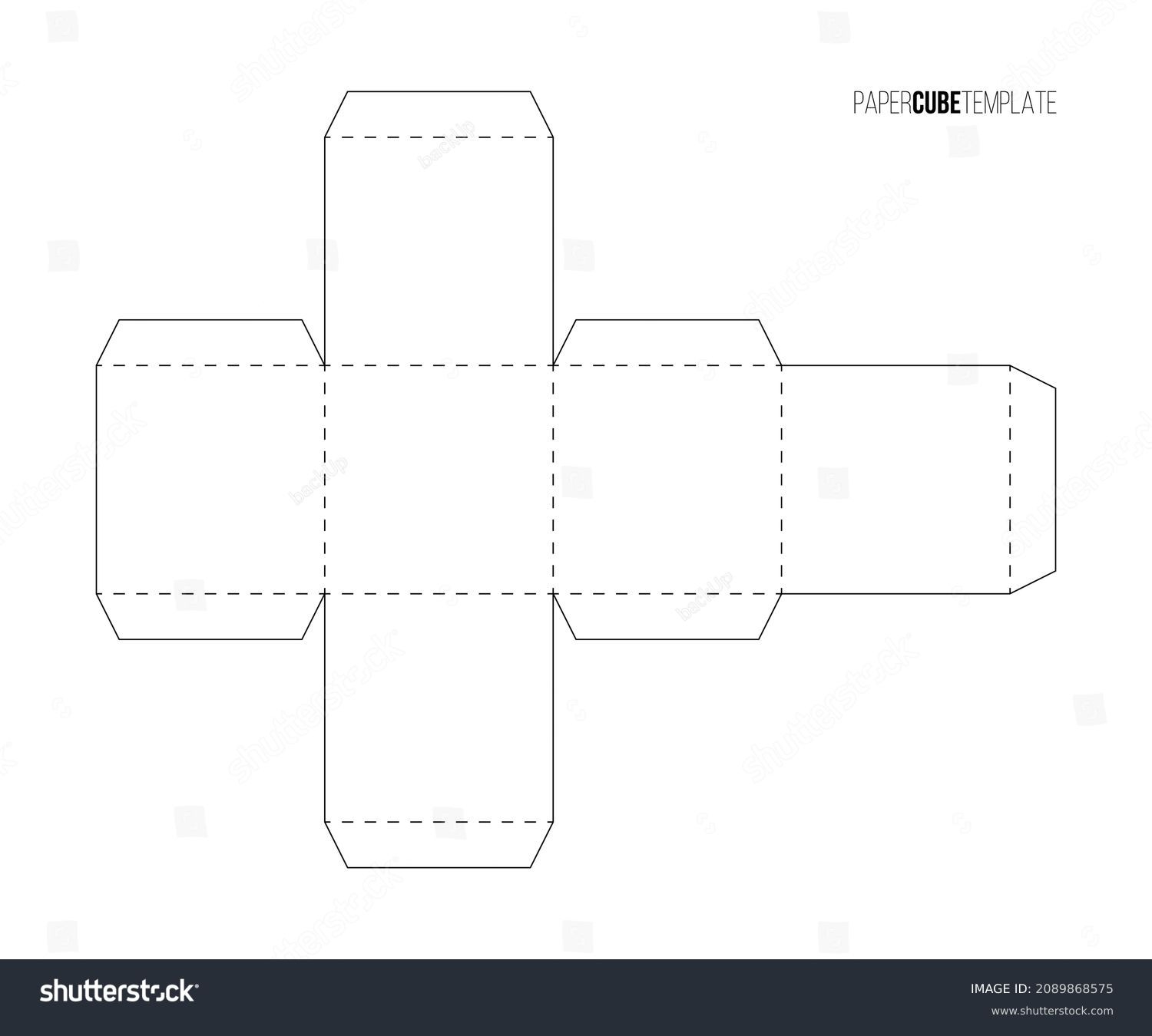 cube template printable