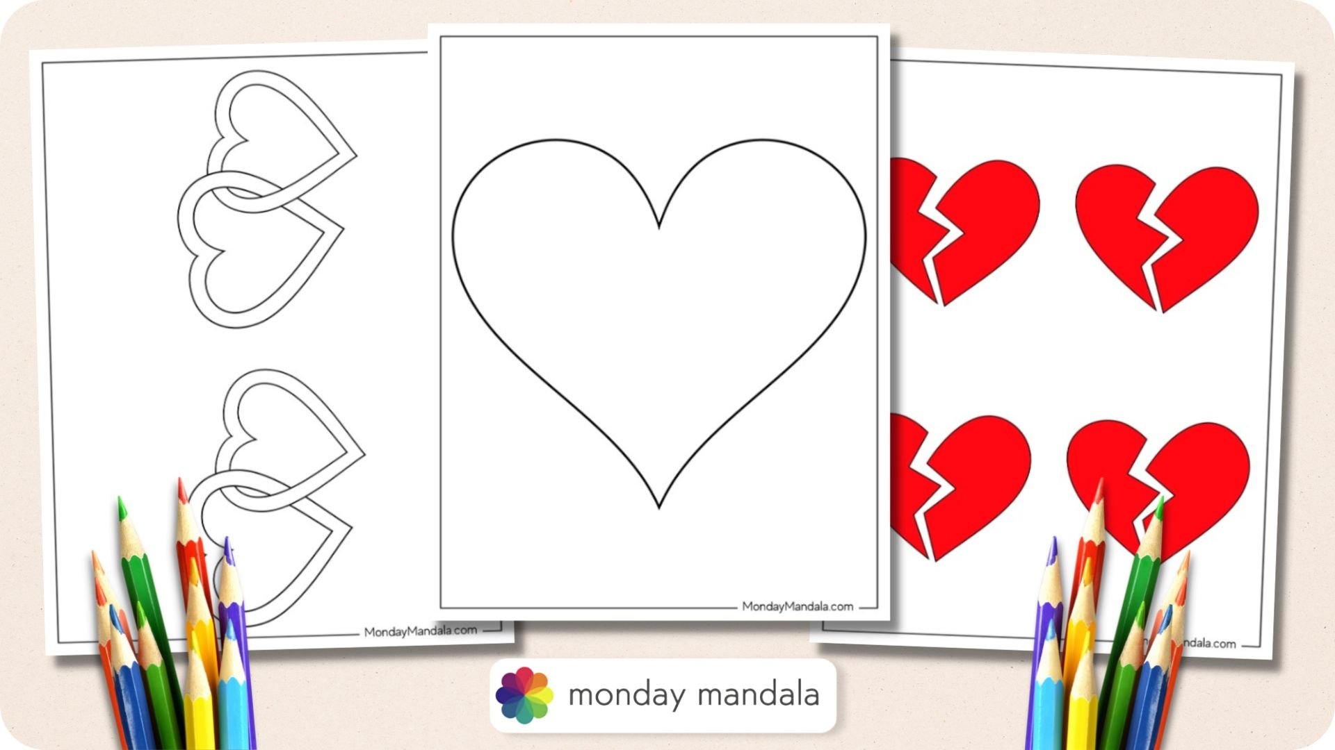 62 Heart Templates Free PDF Printables 