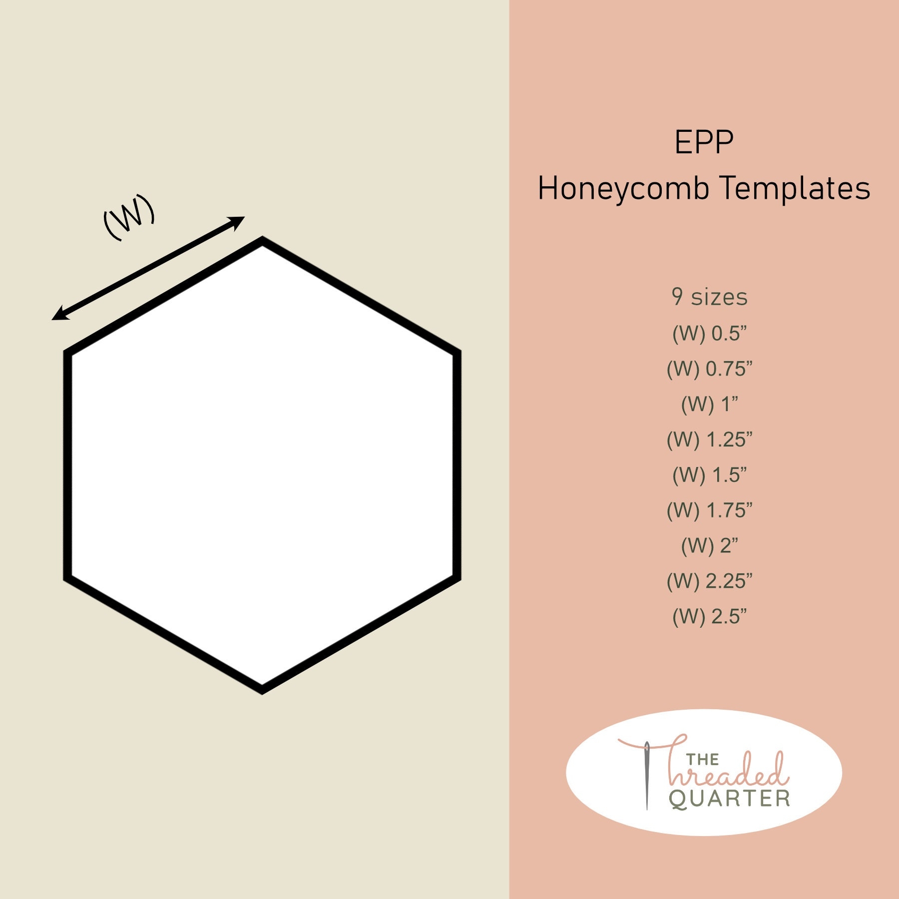 hexagon template printable