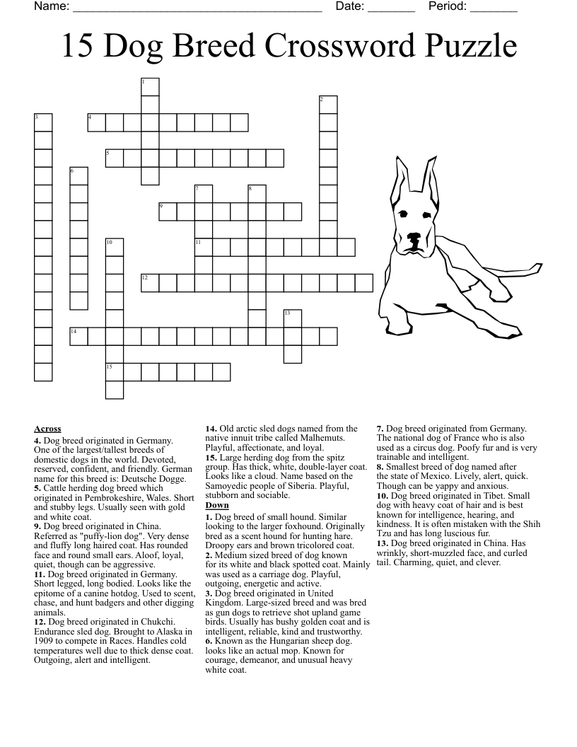 A BSOLUTELY CLUELESS X WORD PUZZLE Crossword WordMint