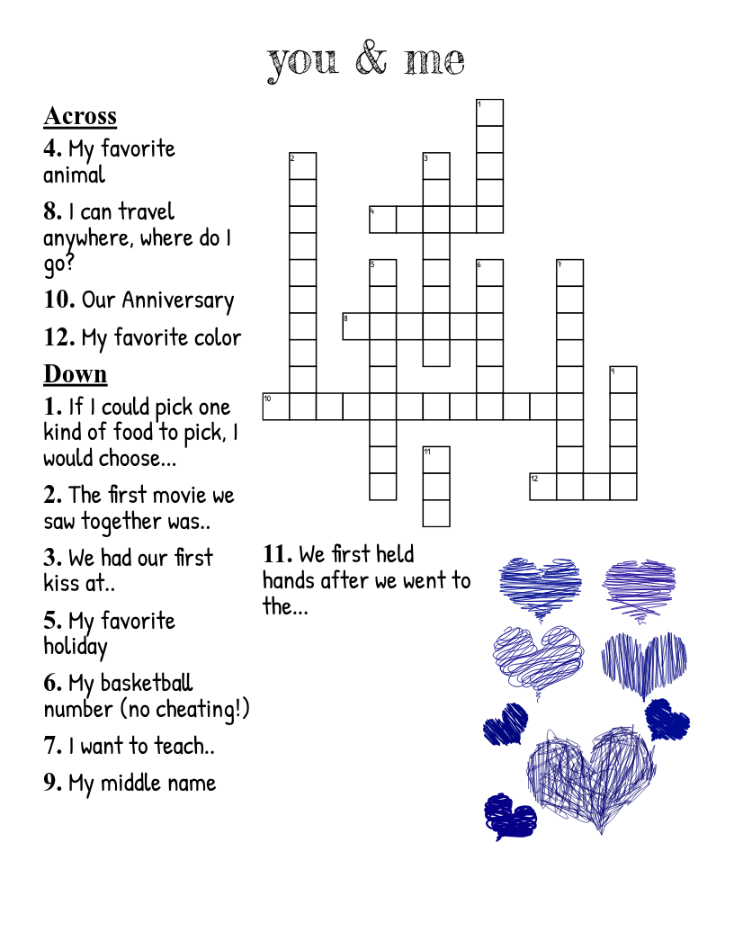 A Cute Crossword All About Alondra WordMint
