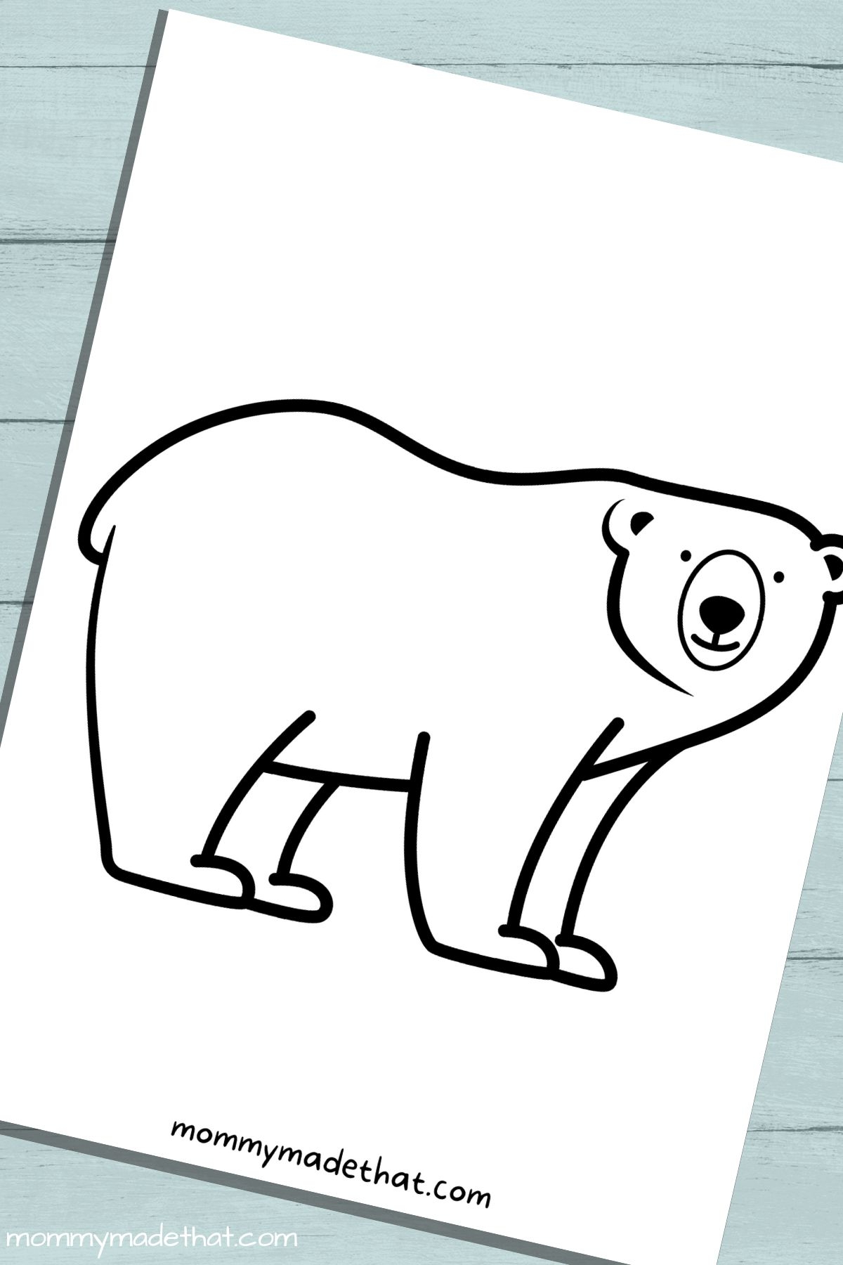 printable bear template printable bear template