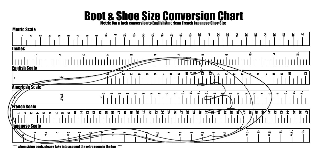 template printable shoe size chart for adults template printable shoe size chart for adults