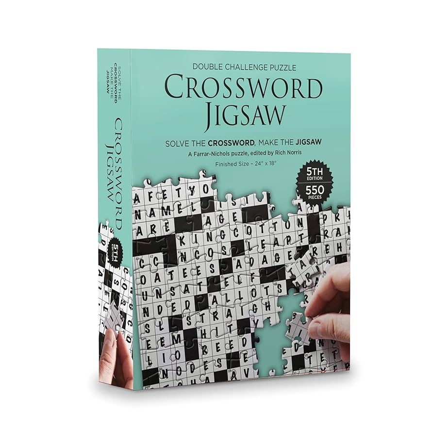 Adult Jigsaw Puzzle And Crossword Puzzle Together In A New Dual Puzzle Concept 500 Pieces 24 X 18 Inch 5th Edition Jigsaw Puzzles Amazon Canada