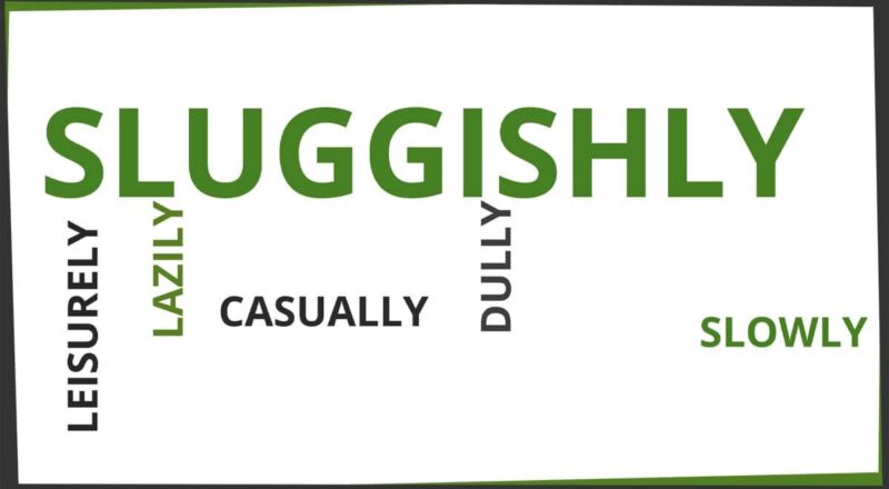 All Answers To The Crossword Clue Sluggishly Word grabber