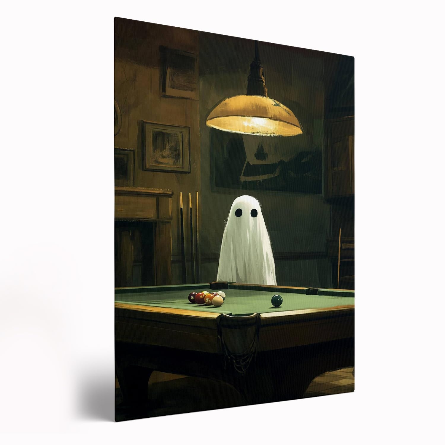 printable ghost pool ball template