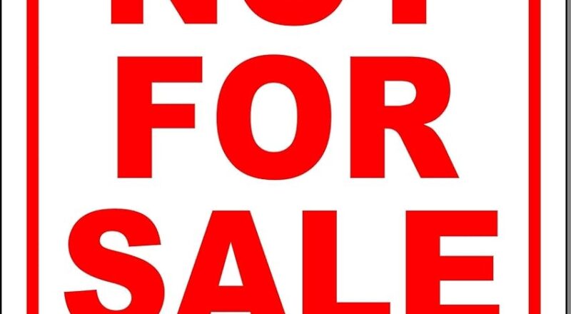 Amazon NOT For Sale Don T Ask Red Aluminum Composite Sign 8 5 x10 Industrial Scientific
