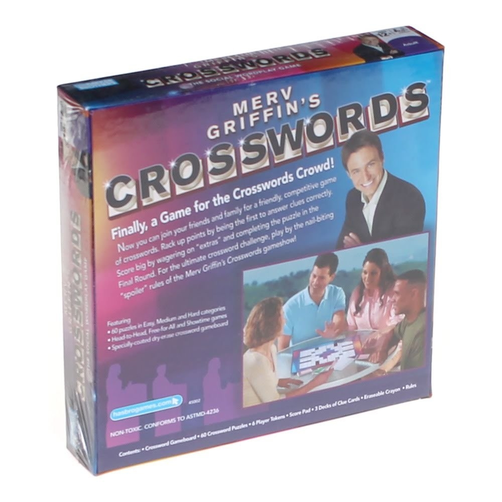 Amazon Parker Brothers MERV Griffins Crosswords Board Game Toys Games