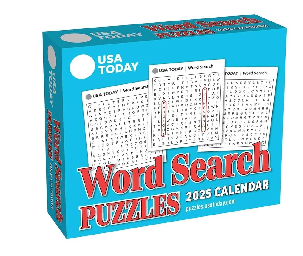 Amazon USA TODAY Word Search 2025 Day to Day Calendar 9781524893071 USA TODAY Books Amazon USA TODAY Word Search 2025 Day to Day Calendar 9781524893071 USA TODAY Books