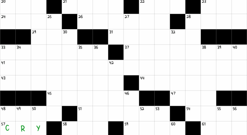 An Idiom About Regret Don t NYT Crossword Clue September 19 2024